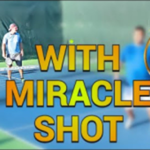 Amazing No Look Shot in 4.5 Pickleball Men&#039;s Doubles