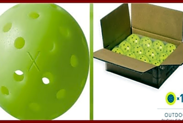 Franklin Sports Outdoor Pickleballs - X-40 Pickleball Balls - USA Pickleball (USAPA) Approved