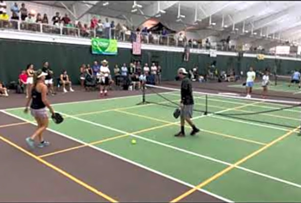 Pickleball picklebrawl 4.5 mixed. Ben Johns and Ally Maynard vs Anne and Chris! Yes that Ben Johns!