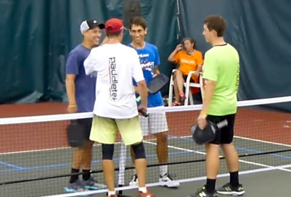 Wolfe Sports Pickleball GOLD MEDAL OMD Dylan Frazier/Dave Weinbach v Zane Navratil/Kyle Selinko