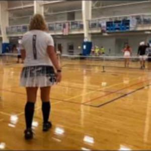 Mixed 5.0 doubles at the USA Pickleball Mid-Atlantic South Tournament