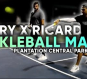 LARRY x RICARD - Pickleball Match - Plantation Central Park - FLORIDA