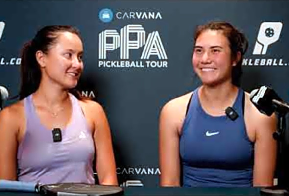 Anna Bright &amp; Viv Glozman Post- Match Interview