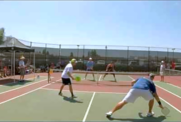 Tustin Pickleball Labor Tournament 2016 MD Open Finals Game 2
