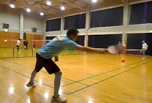 (,Pickleball 2018.3.21)played with Anne and Suzie from USA at Hachioji, Tokyo, Japan