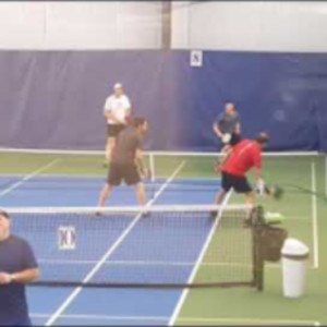 Crocker/Zaslow vs D.Johnson/ Humphreys Mens 5.0 vs 4.5 Pickleball