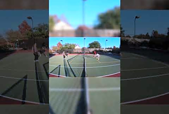 Nice Recovery! #pickleball #pickleballhighlights #highlights #shorts #thepickleballrunner