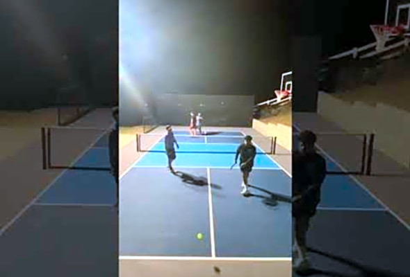 How to Poach 101 #pickleball #pickleballhighlights #ppa #sportshighlights #tennis