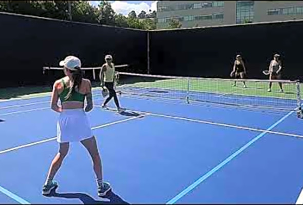 Competitive 4.0 Womens Doubles Pickleball - Rex Match - Los Angeles Game #sports #pickleball