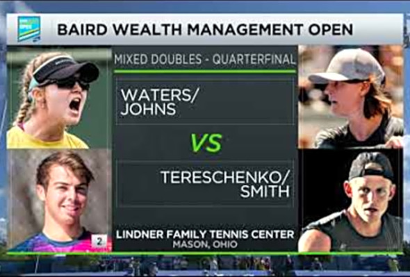 Baird Cincinnati Open - Mixed Doubles - Johns/Waters Vs. Smith/Tereschenko