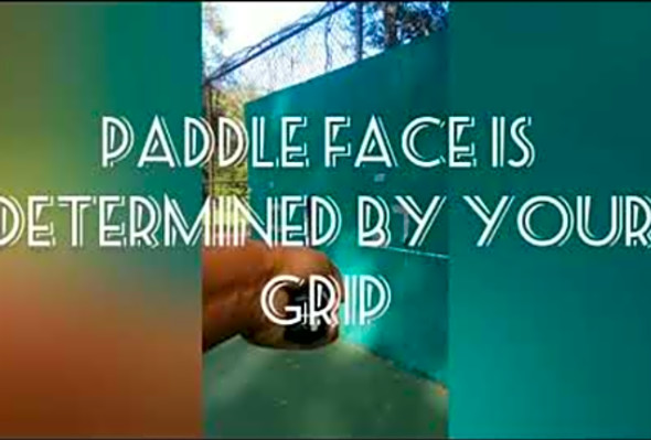 How to drill with your Pickleball Paddle Face in Mind.