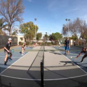 Crazy High level Pickleball 5.0 Jessie Irvine Jeff Warnick Michelle Esqu...