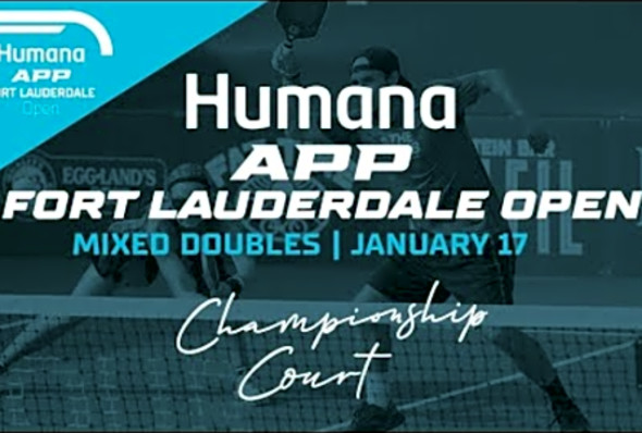 Championship Court - Day 2 - The 2025 Humana APP Fort Lauderdale Open - January 17