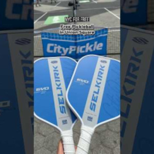 Free Pickleball in Union Square, NYC #pickleball #nyc #shorts