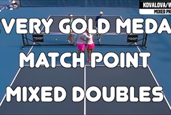 The last point of every Mixed Double Gold Medal match in 2021