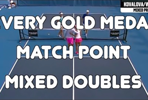 The last point of every Mixed Double Gold Medal match in 2021