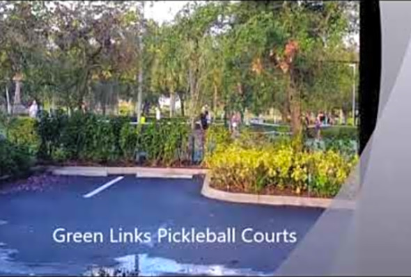 GreenLinks Pickleball Court Was Hot