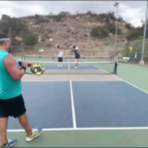 Pickleball - Tim Turner and Luis Salazar vs Michael Giordano and JC