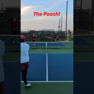 The Poach! #thepickleballrunner #pickleball #highlights #pickleballhighl...