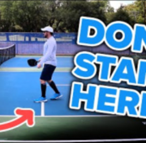 The pickleball kitchen rule (non-volley zone) COMPLETELY explained