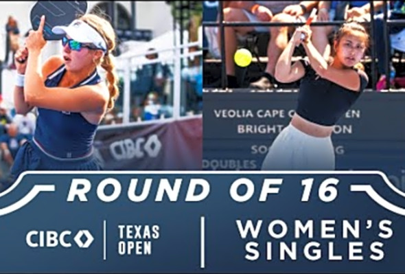 Anna Leigh Waters v Alix Truong at the CIBC Texas Open