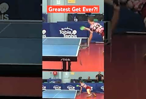 Greatest Get Ever?! atAdamBobrow #sports #tabletennis #clips #tennis #pickleball #highlights #pro