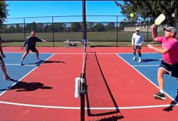 First game pickleball fun at Lefferson Park