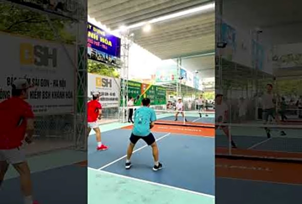 Nhng pha bng Pickleball hay gii DSD Pickleball Nha Trang #dsdpickleball