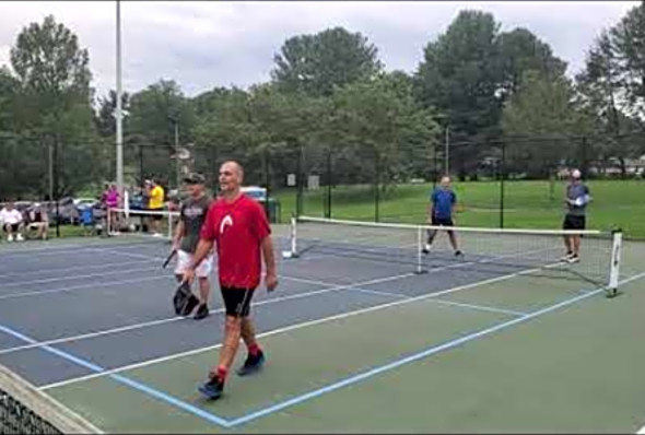 Frank&#039;s pickleball tournament 6:6. August 15, 2020.