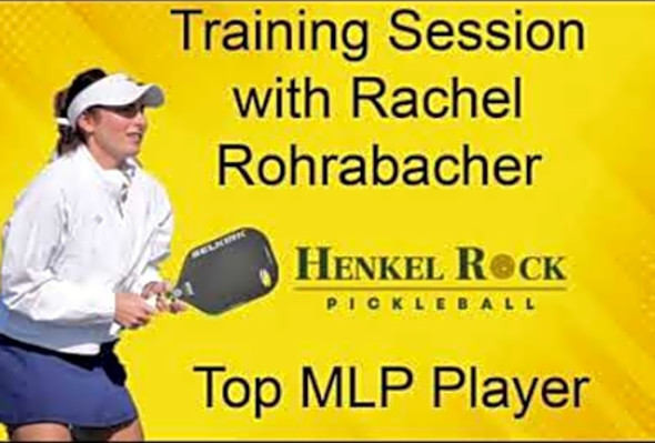 ExcluSive Peak of Pro Pickleball Player Rachel Rohrabacher Training Session with Coach Damon Henkel