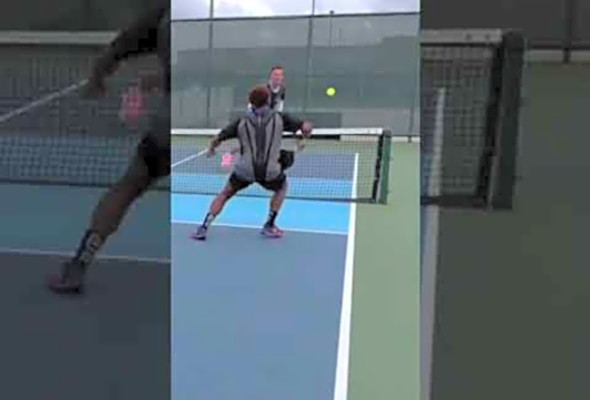 The OUTCOME of a GOOD 3rd SHOT DROP #pickleball #shorts #viral