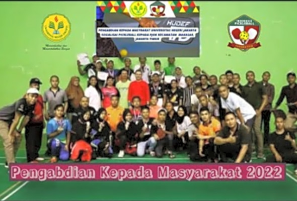 Pickleball UNJ Pengabdian Kepada Masyarakat