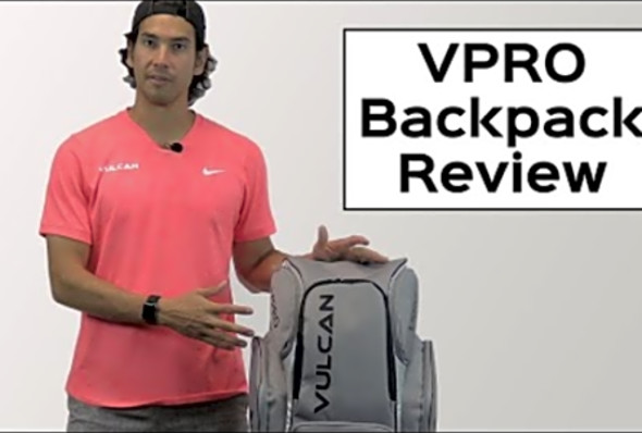 Vulcan VPRO Backpack Review - Team Vulcan Pickleball Pro Tyler Loong