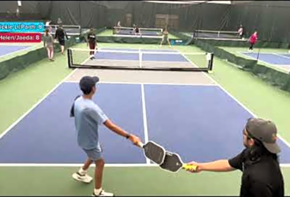Playing against a pro pickleball player!?! (5.0 Pickleball)