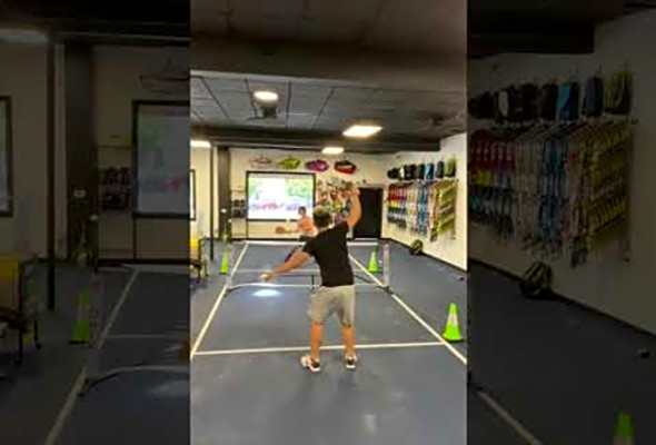 Pickleball Paddle Demo On Our In-house Practice Courts