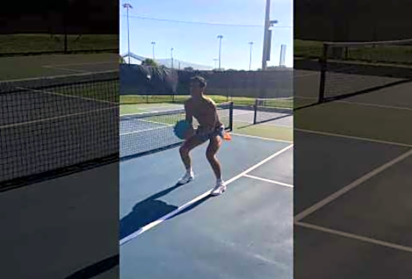 Strength training for perfect SLAM SHOT in pickleball #pickleball