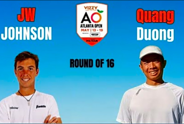 Highlights J.W. Johnson vs Quang Duong - Championship Court Round of 16