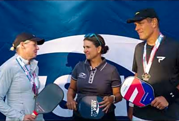 Interview with Senior Pro Mixed Doubles winners - Beth Bellamy and Rick Witsken