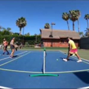 Girls versus Boys Pickleball High Level Rec Jessie Irvine Cristina Gabe ...