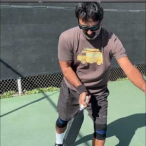 Bite Size Pickleball - TRY THIS Effective Top Spin Serve - #shorts