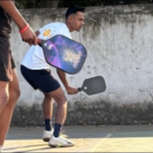 Day 1 // 40 Days challenge learning pickleball in India first time COACH...
