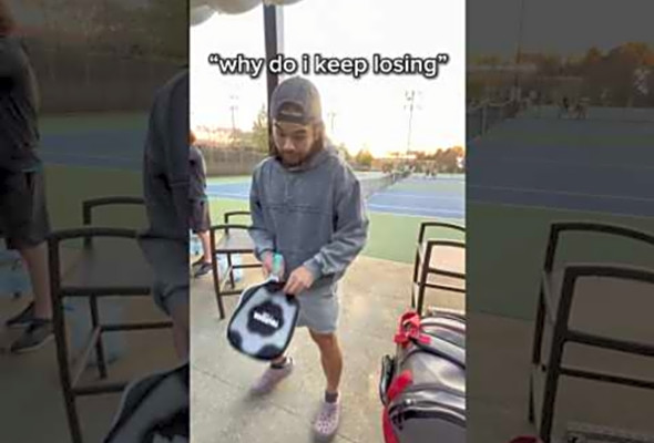 Why I keep losing in pickleball #pickleball