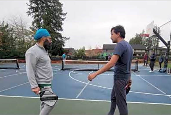 Pickleball Tournament Doubles Summer 2024 Quarter Finals (Arun/Arnab vs Nitin/Narinder)