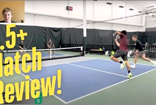 4.5 Pickleball Match Review - Tactical Breakdown &amp; Coaching Insights (Video From Pickle Li)