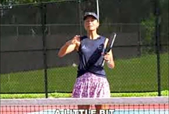 Pickleball #Shorts - Returning a SLICE - Part 4