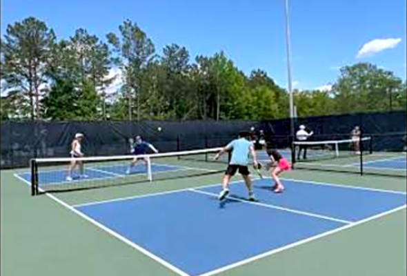 Mixed doubles 4.0 Pickleball Tournament #pickleball #tournament #misdirection #letsgo