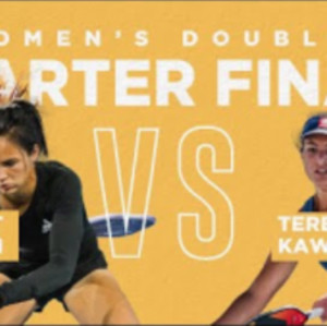 Quarterfinals Jansen and Bright vs Tereschenko and Kawamoto