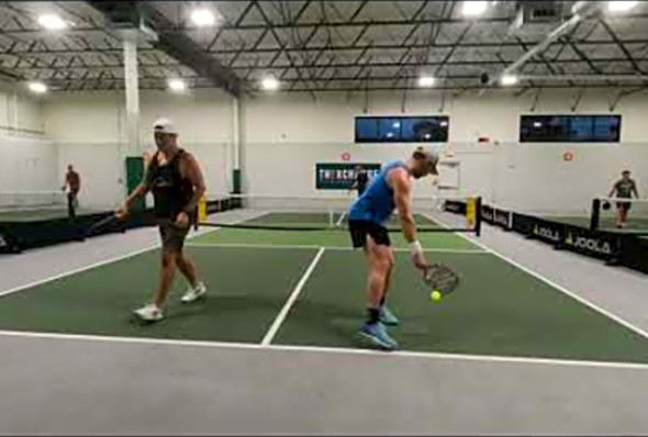 Austin CARRIES Rob vs ZachAnthony (4.0-5.0 NOLA Pickleball)