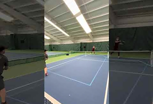 Overhead In #pickleball Was it in or out ?