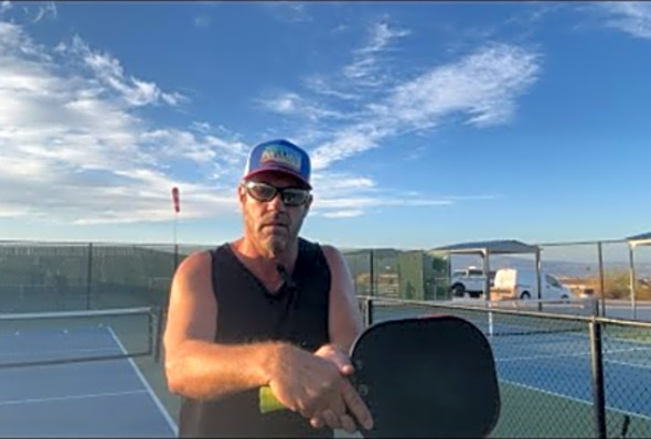 Practicing Two Handed Attacks at the Kitchen - Coach David Pickleball